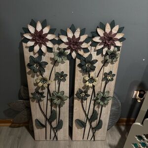 Floral Wall Art Panels